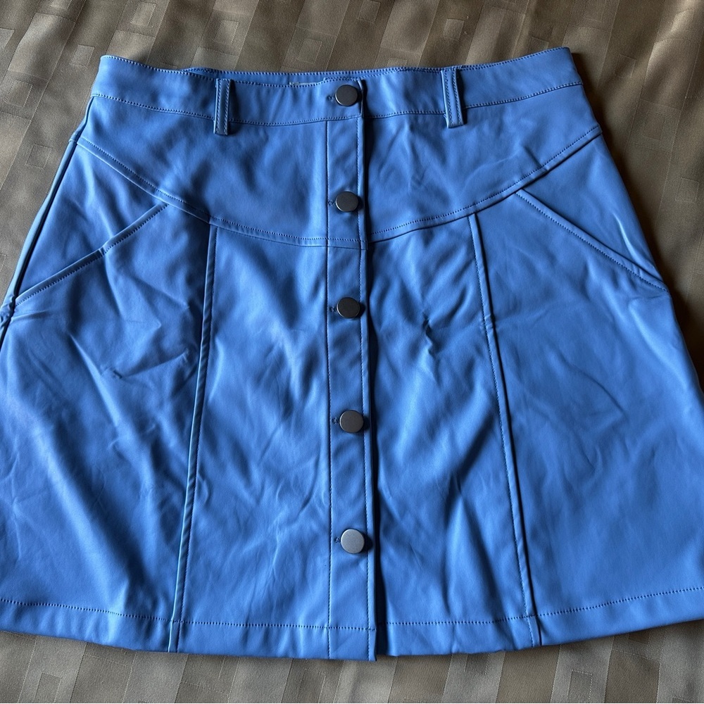 Blue Button-Front Women's NEW‎ Skirt Size M